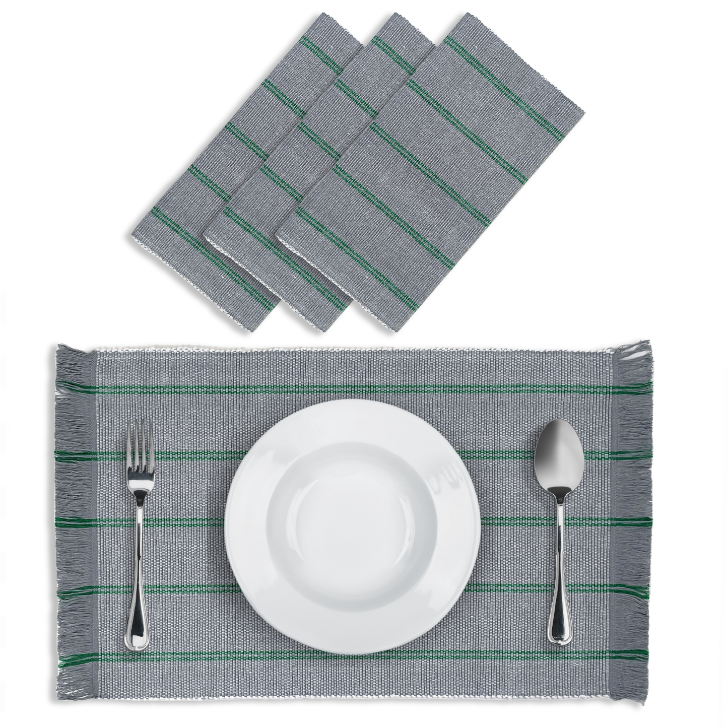 Dining Runner, Ash Green, 6 Seater Table (1 x 6ft)