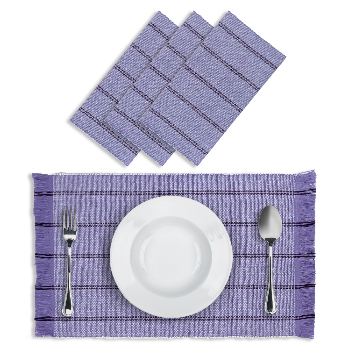 Dining Runner, Lavender Violet, 4 Seater Table (1 x 4.5ft)