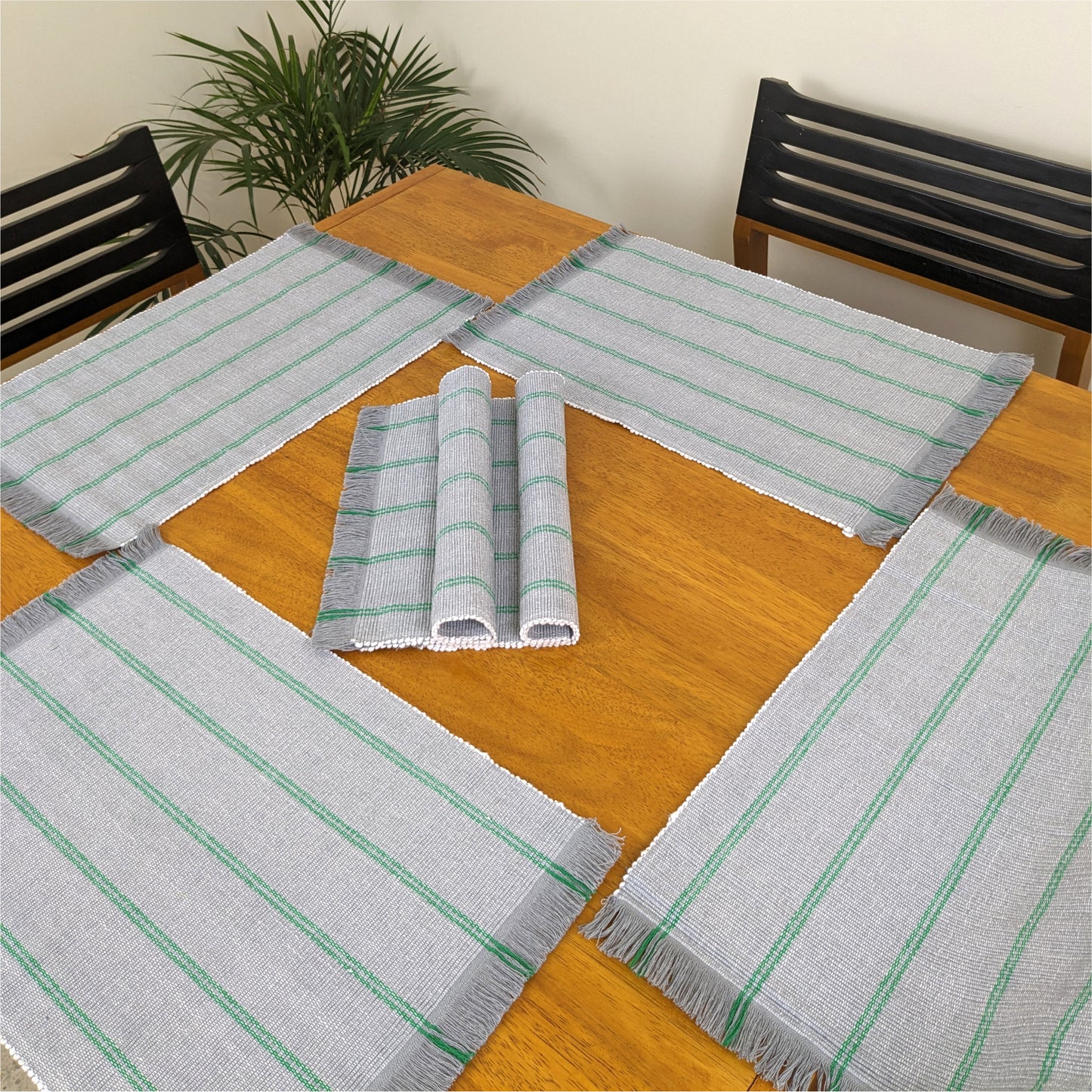 Dining Runner, Ash Green, 6 Seater Table (1 x 6ft)