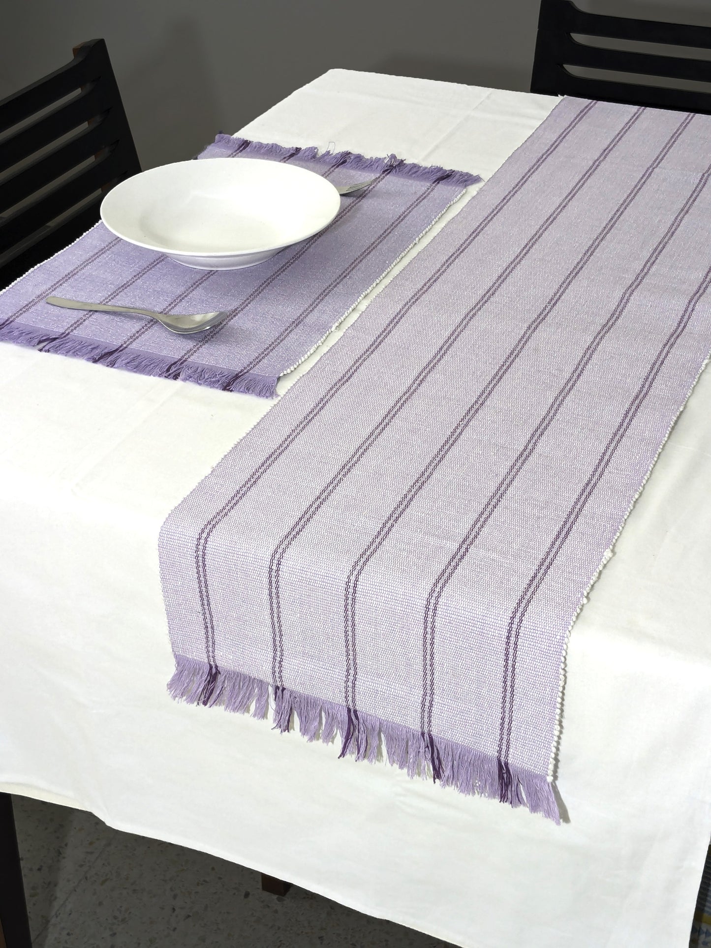 Dining Runner, Lavender Violet, 4 Seater Table (1 x 4.5ft)