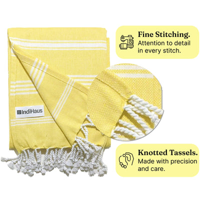 The BIG Towel, 5 x 2.8 Ft, Sunshine Yellow