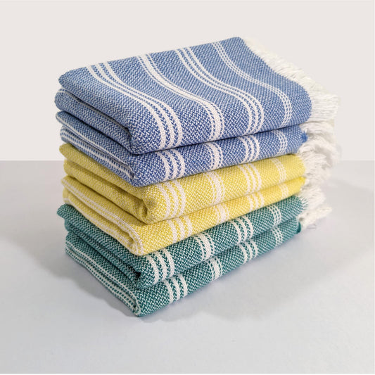 IndiHaus - Premium Cotton Hand Towel Set Of 4 (60Cm X 40Cm) | Soft, Absorbent Napkins For Hand Towel (4, Earthy Crimson & Serene Beige), 250 Tc
