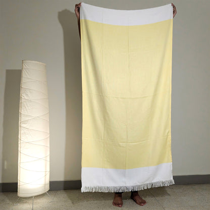 PAT-DRY Bamboo Bath Towel 2.0, 160 x 80 cm, [Pack of 1] (Sunshine Yellow)