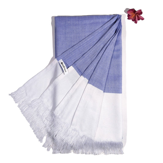 PAT-DRY Bamboo Bath Towel 2.0, 160 x 80 cm, [Pack of 1] (IndiHaus Blue)