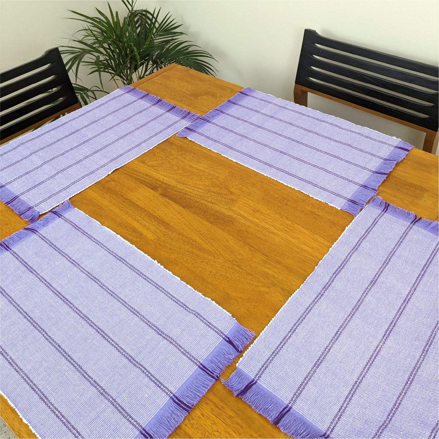 TABLESCAPE Dining Runner, Lavender Violet, 6 Seater Table (1 x 6ft)