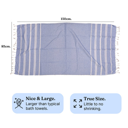 The BIG Towel, 5 x 2.8 Ft, Serene Beige