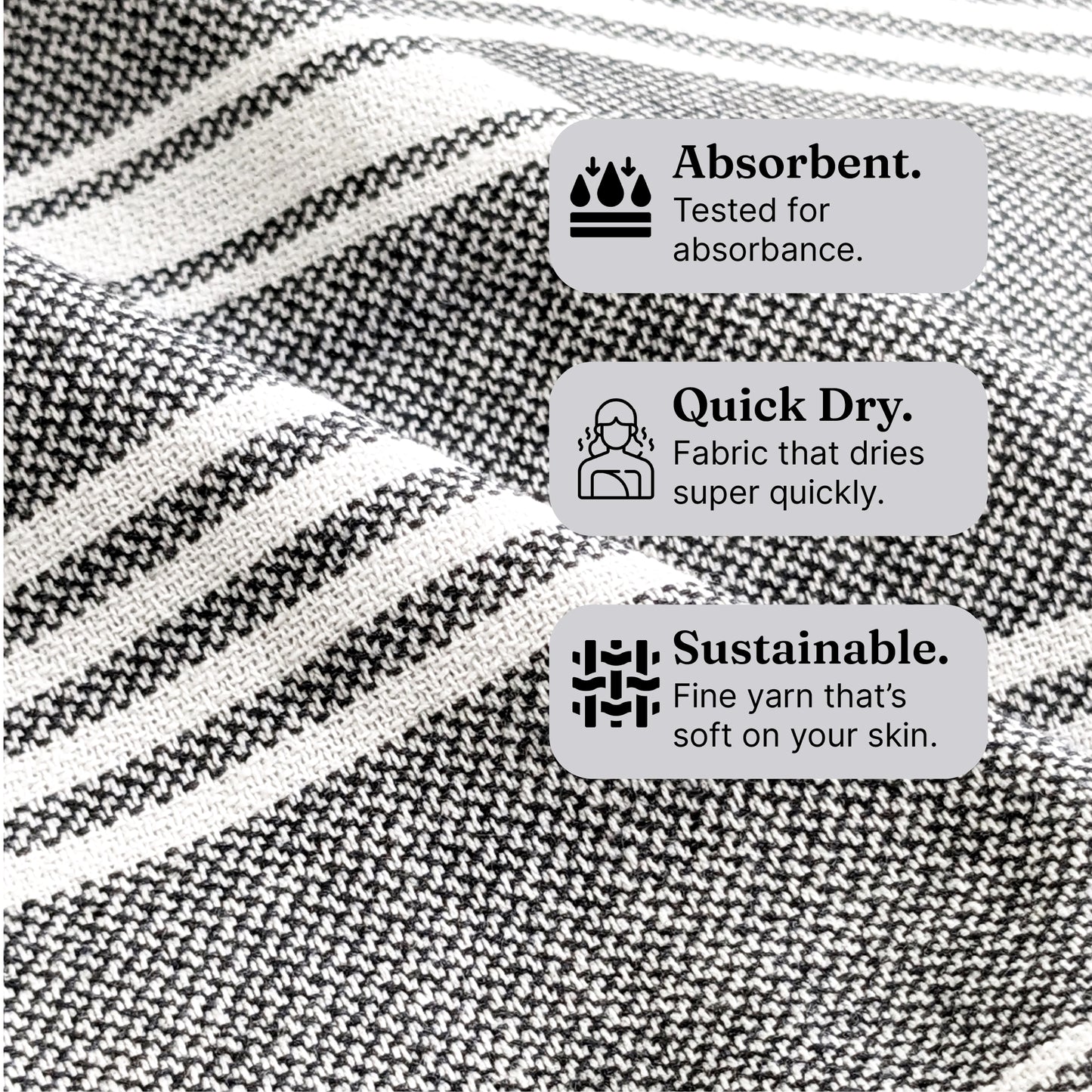 TRULY XL Bath & Hand Towel Set, Earthy Crimson & Slate Grey (Pack of 4+2)