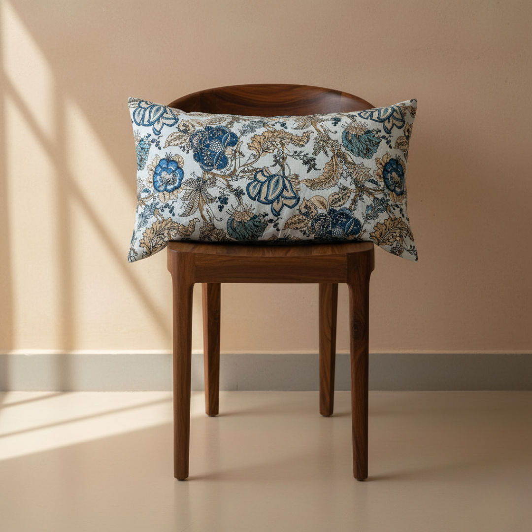 Lal Bagh, Cotton Bedsheet – Blue – 100% Cotton King Size (100 x 104 inches, 1.3kg)