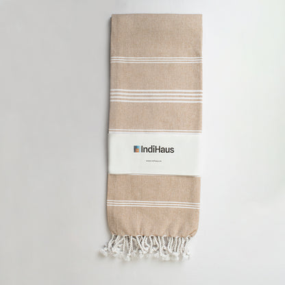 Softarble Towel, Beige & XL